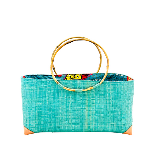 Bebe Straw in Turquoise