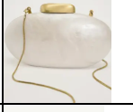 14 Evening Bag Cream Shell